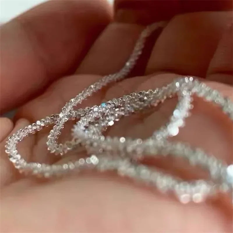Sterling™ Pearl Glow Choker Necklace – Dainty Clavicle Jewelry for Women